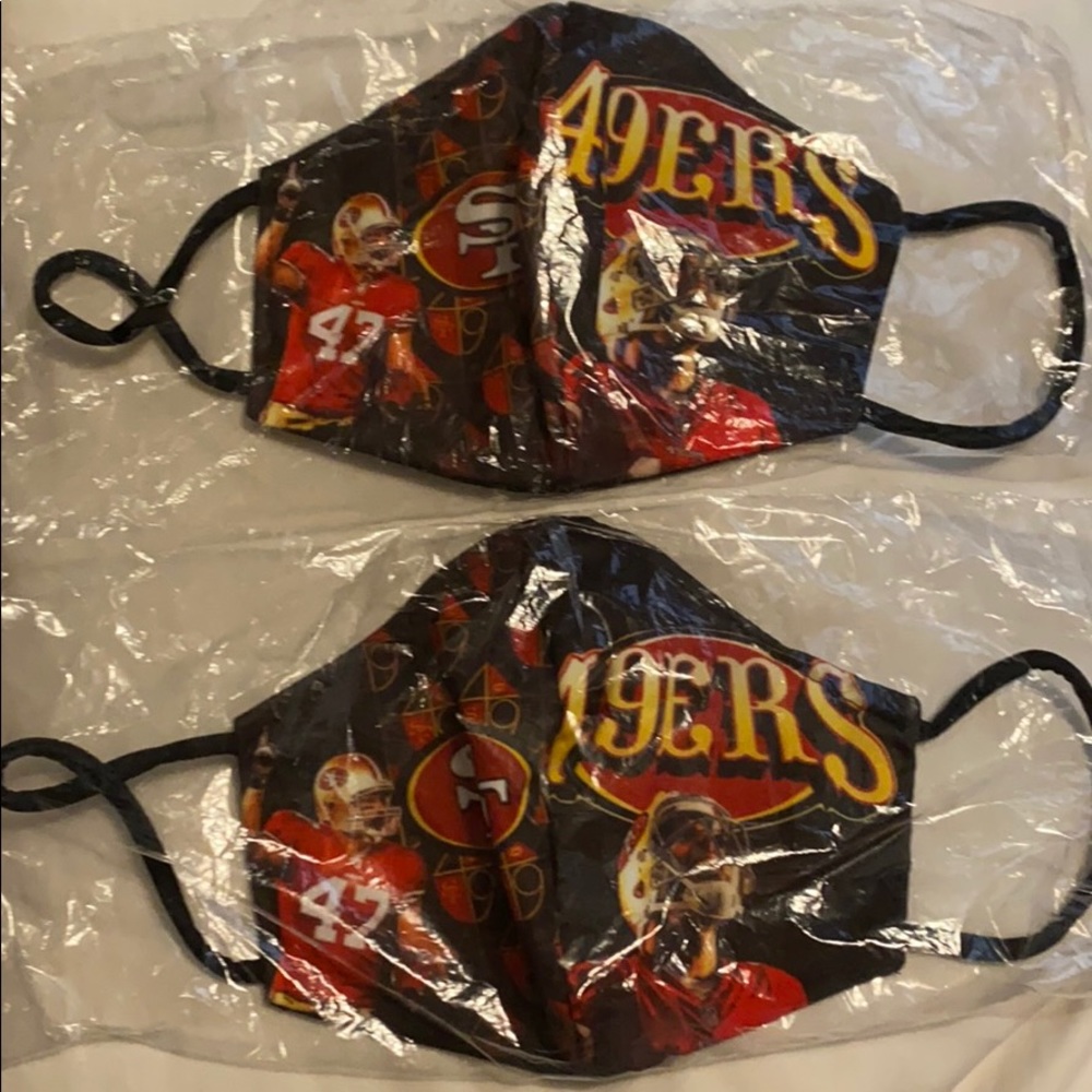 SF 49ers Face Mask